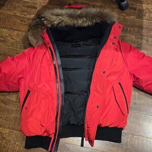 Mackage Dixon Bomber Jacket - Red NWOT